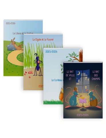 Agendas scolaires 2025-2026 |  Jean de la Fontaine 2