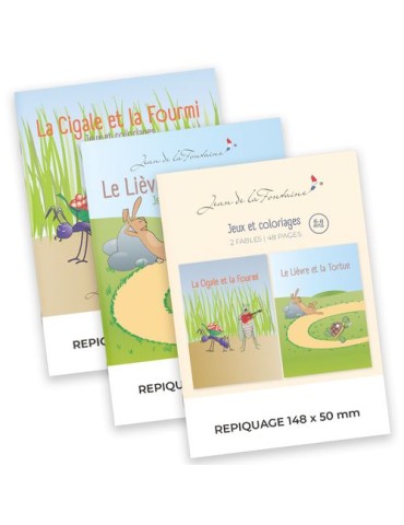 Cahier de jeux - 6-8 ans | Jean de la Fontaine