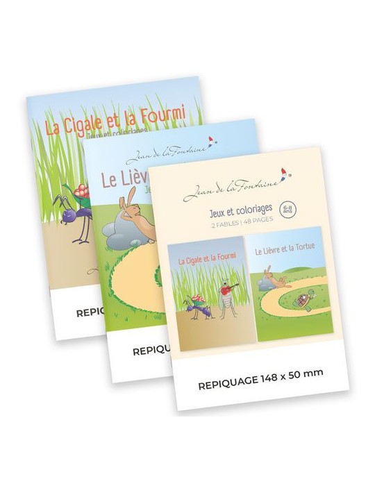 Cahier de jeux - 6-8 ans | Jean de la Fontaine