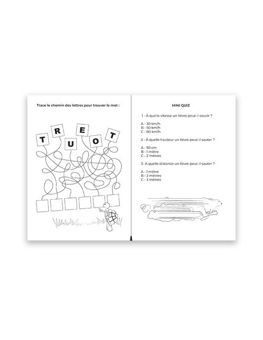 Cahier de jeux - 6-8 ans | Jean de la Fontaine