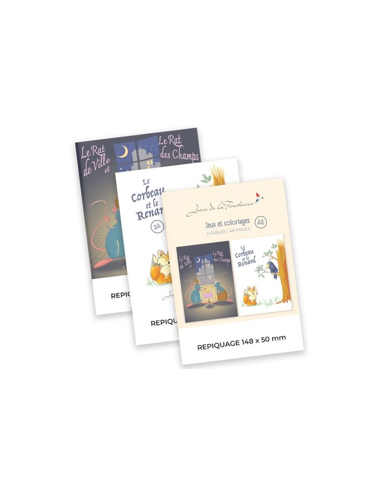 Cahier de jeux - 3-5 ans | Jean de la Fontaine