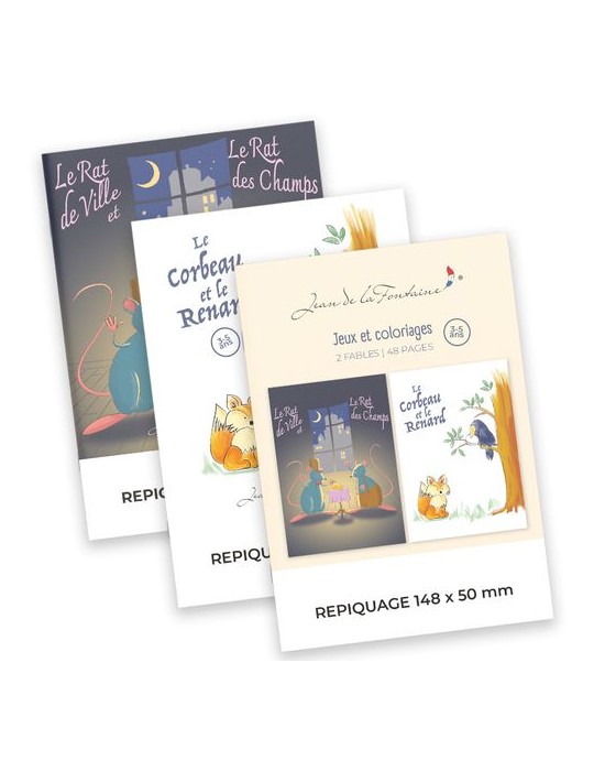 Cahier de jeux - 3-5 ans | Jean de la Fontaine