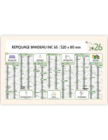 GESTES ECO-RESPONSABLES | Calendrier bancaire thématique 2026