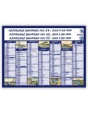 MONT FUJI | Calendrier bancaire thématique 2026 Matières : carton goodies publicitaire événementiel