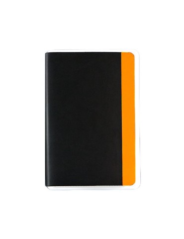 Carnet SAINT-MALO Matières : papier de pierre Couleurs : orange personnalisation sur mesure