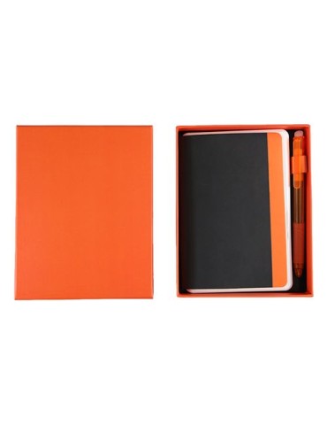 Carnet SAINT-MALO Matières : papier de pierre Couleurs : orange personnalisable avec votre logo