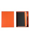Carnet SAINT-MALO Matières : papier de pierre Couleurs : orange personnalisable avec votre logo