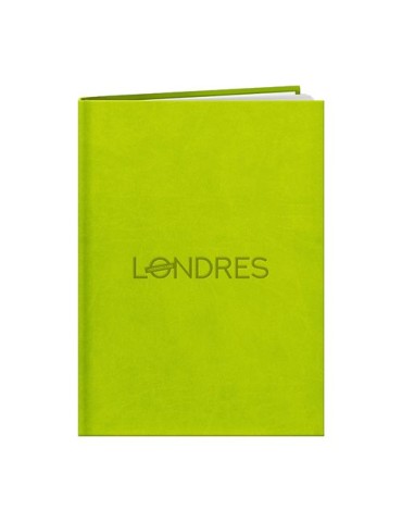 Agenda 2026 LONDRES Couleurs : vert clair Matières : papier (FSC) goodies entreprise design 2