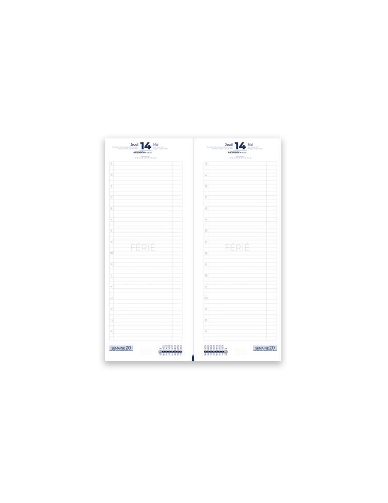 GAMME PRO INA 33 | Agenda de caisse long 2026