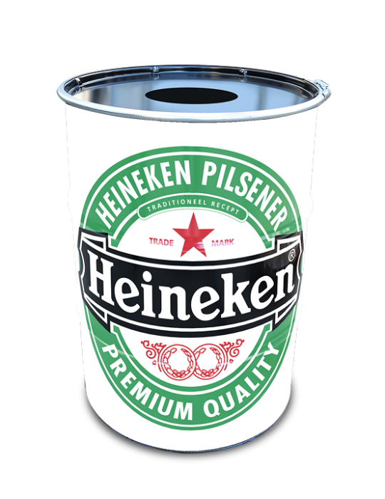 Baril personnalisé avec un nom de marque