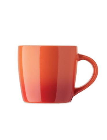 PEZE Mug en céramique 300ml Matières : grès Couleurs : orange accessoire événementiel unique