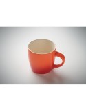 PEZE Mug en céramique 300ml Matières : grès Couleurs : orange marquage couleur éclatante