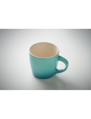 PEZE Mug en céramique 300ml Matières : grès Couleurs : turquoise objet publicitaire robuste