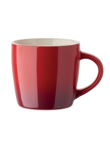 PEZE Mug en céramique 300ml Matières : grès Couleurs : rouge goodies publicitaire événementiel