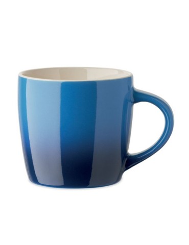 PEZE Mug en céramique 300ml Matières : grès Couleurs : bleu impression haute définition