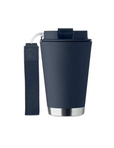 TOPIZ Gobelet double paroi 300 ml Matières : polypropylène (PP) Couleurs : bleu marine personnalisation rapide en France