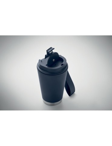 TOPIZ Gobelet double paroi 300 ml Matières : polypropylène (PP) Couleurs : bleu marine cadeau entreprise pas cher
