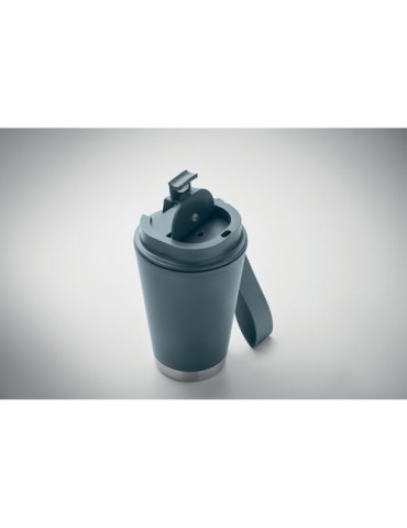 TOPIZ Gobelet double paroi 300 ml Matières : polypropylène (PP) Couleurs : bleu pétrole goodies publicitaire durable