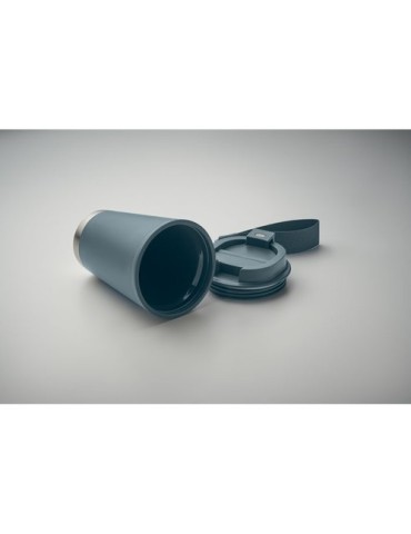 TOPIZ Gobelet double paroi 300 ml Matières : polypropylène (PP) Couleurs : bleu pétrole impression haute définition