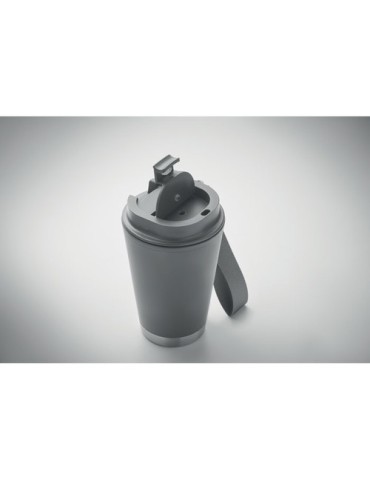 TOPIZ Gobelet double paroi 300 ml Matières : polypropylène (PP) Couleurs : pierre personnalisation sur mesure