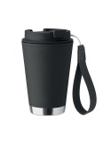 TOPIZ Gobelet double paroi 300 ml Matières : polypropylène (PP) Couleurs : noir marquage laser ultra précis
