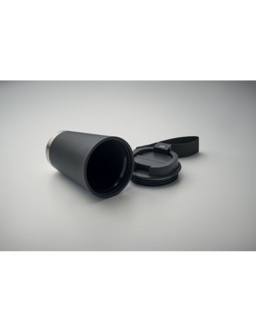 TOPIZ Gobelet double paroi 300 ml Matières : polypropylène (PP) Couleurs : noir objet publicitaire robuste