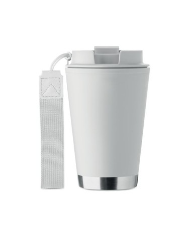 TOPIZ Gobelet double paroi 300 ml Matières : polypropylène (PP) Couleurs : blanc goodies entreprise design