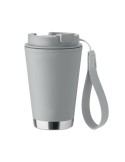 TOPIZ Gobelet double paroi 300 ml Matières : polypropylène (PP) Couleurs : gris impression haute définition