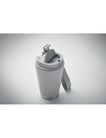 TOPIZ Gobelet double paroi 300 ml Matières : polypropylène (PP) Couleurs : gris goodies personnalisé en stock