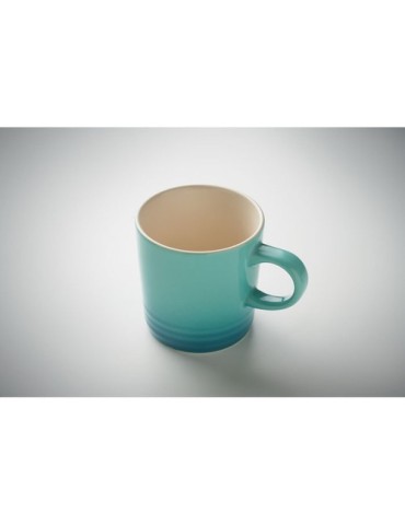 OROT Mug en céramique 290ml Matières : grès Couleurs : turquoise marquage couleur éclatante