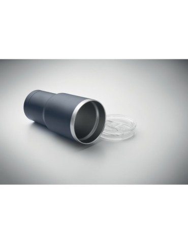 SUM Gobelet double paroi 550ml Matières : acier inoxydable Couleurs : bleu marine objet promotionnel éco-responsable