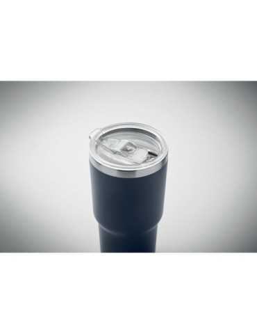 SUM Gobelet double paroi 550ml Matières : acier inoxydable Couleurs : bleu marine impression logo haute qualité