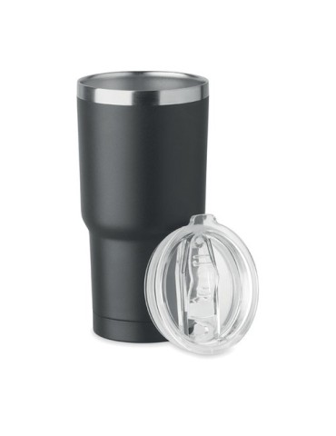 SUM Gobelet double paroi 550ml Matières : acier inoxydable Couleurs : noir livraison express 24h 48h