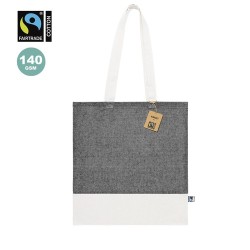 Sac de Shopping Éthique Personnalisé en Coton Pas Cher - Annet Fairtrade Matières : coton Couleurs : naturel 2