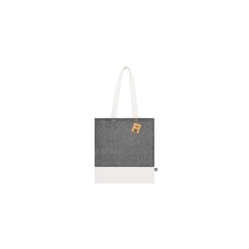 Sac de Shopping Éthique Personnalisé en Coton Pas Cher - Annet Fairtrade Matières : coton Couleurs : naturel objet publicitaire 