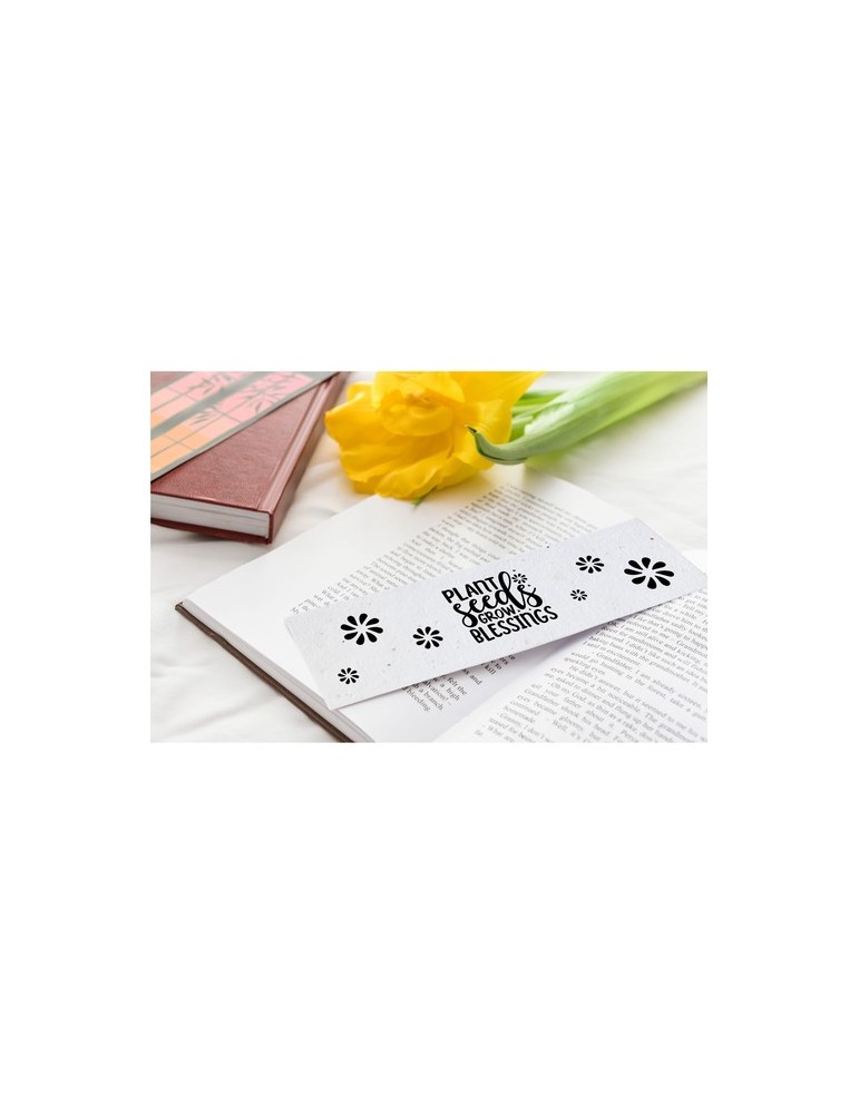 Seed Paper Bookmark marque page