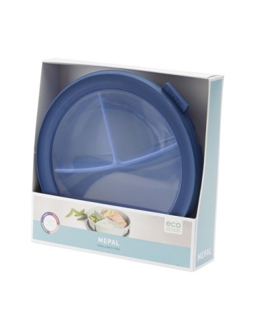 Mepal Bento Cirqula Bowl Matières : polypropylène (PP) Couleurs : bleu vif Contenance : 1 L marquage couleur éclatante