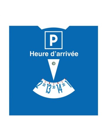 Disque de stationnement et indicateur charge France 2