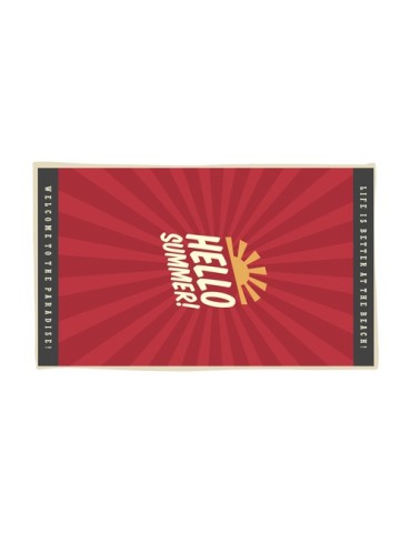 Printed BeachTowel 300 g/m² 100x180 serviette de plage
