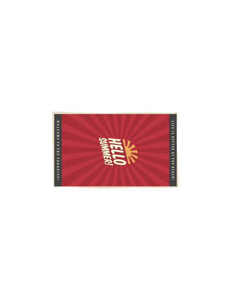 Printed BeachTowel 300 g/m² 100x180 serviette de plage