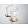 Set de 6 sous-verres personnalisés en bambou - BAYIN Matières : bambou Couleurs : bois impression haute définition