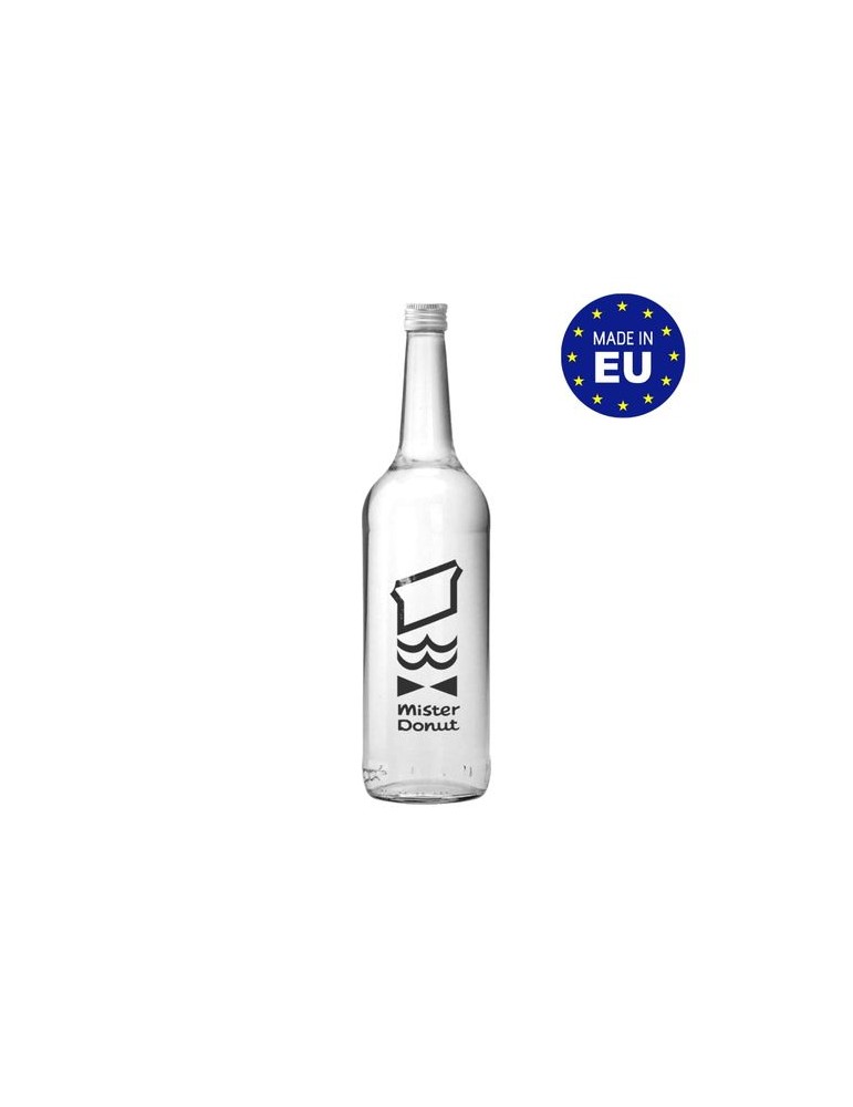 Bouteille en verre universelle