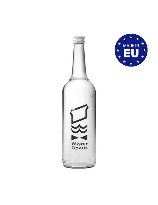 Bouteille en verre universelle