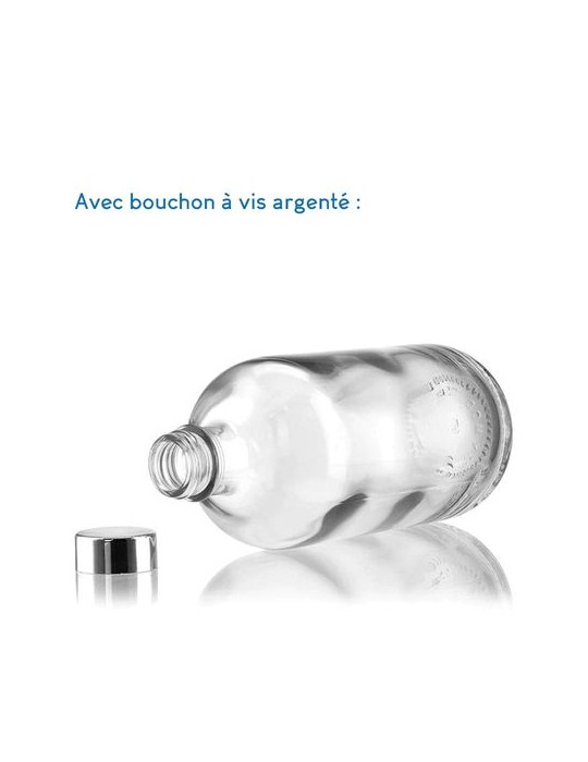 Bouteille en verre lourde