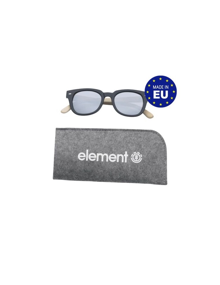 Pochette à lunettes en feutrine Matières : PET recyclé Couleurs : gris chiné