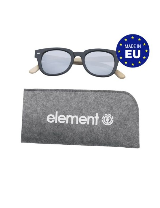 Pochette à lunettes en feutrine Matières : PET recyclé Couleurs : gris chiné