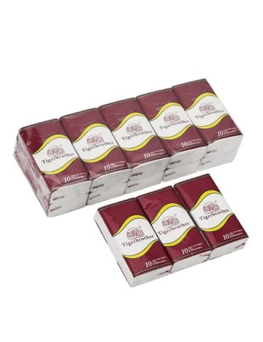 Paquet de mouchoirs en papier Matières : papier Couleurs : blanc cadeau entreprise pas cher