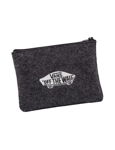 Trousse de voyage en feutrine Matières : PET recyclé Couleurs : gris chiné cadeau entreprise pas cher