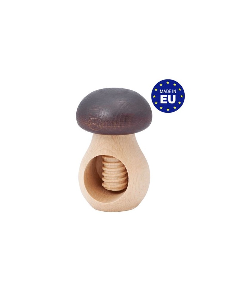 Casse-noix champignon Matières : bois Couleurs : naturel
