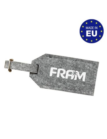 Porte-étiquette à bagage feutrine